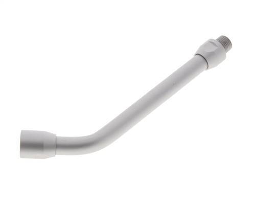 Tube d'extension coudé 150 mm sans buse