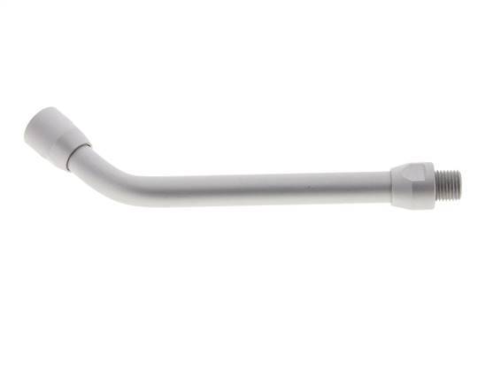 Tube d'extension coudé 150 mm sans buse
