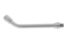 Tube d'extension coudé 150 mm sans buse