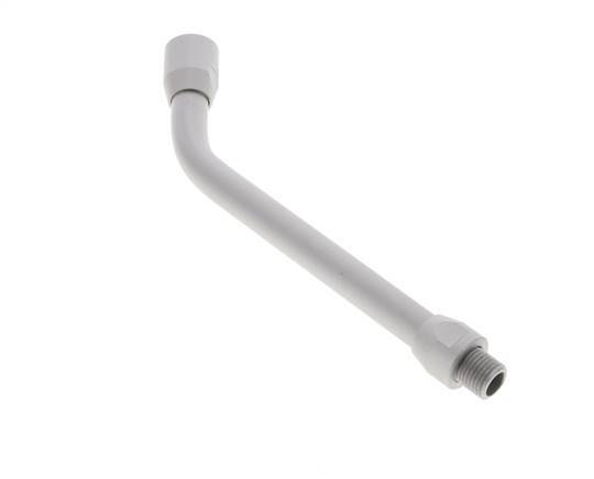 Tube d'extension coudé 150 mm sans buse