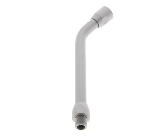 Tube d'extension coudé 150 mm sans buse