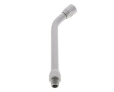 Tube d'extension coudé 150 mm sans buse