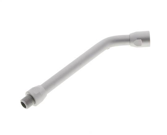 Tube d'extension coudé 150 mm sans buse