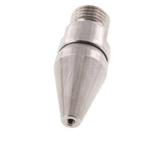 Buse d'économie d'air réglable R 1/4"(MT)-Rp 1/8"(FT) 1.4436