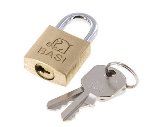 Cadenas à cylindre 20 Verrouillage simultané avec fermeture B