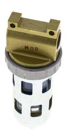Microfiltre 0.01microns G1/4'' 560l/min Cage de Protection Semi-Automatique en Polycarbonate Standard 1