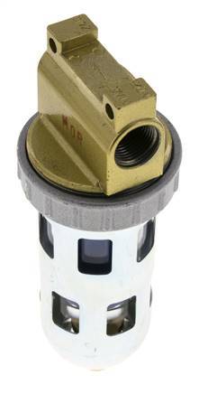 Microfiltre 0.01microns G1/4'' 560l/min Cage de Protection Semi-Automatique en Polycarbonate Standard 1