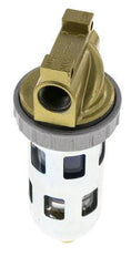 Microfiltre 0.01microns G1/4'' 560l/min Cage de Protection Semi-Automatique en Polycarbonate Standard 1