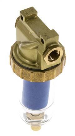 Microfiltre 0.01microns G1/4'' 560l/min Semi-Auto Polycarbonate Standard 1