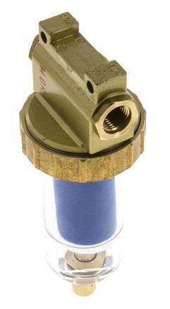 Microfiltre 0.01microns G1/4'' 560l/min Semi-Auto Polycarbonate Standard 1