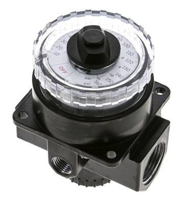 Régulateur de pression G1'' 9000l/min 0.0-3.0bar/0-44psi
