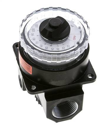 Régulateur de pression G1'' 9000l/min 0.0-3.0bar/0-44psi
