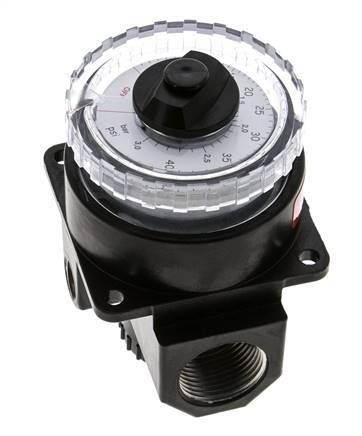 Régulateur de pression G3/4'' 8000l/min 0.0-3.0bar/0-44psi