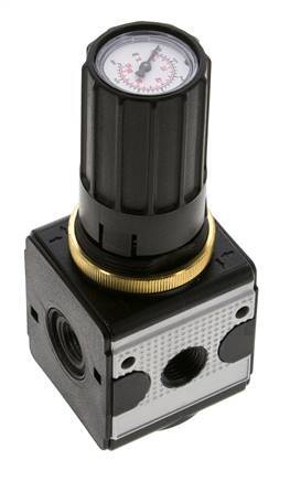 Pressure Regulator for Manifold Assembly G1/4'' 2250 l/min 0.1-3.0bar/1-44psi Zinc Die-Cast Multifix 1