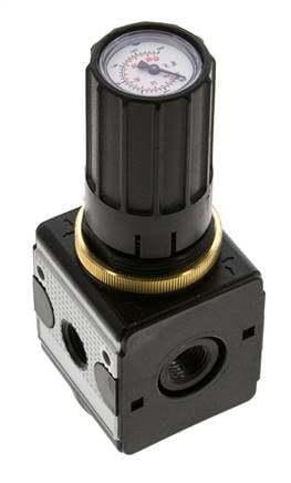 Pressure Regulator for Manifold Assembly G1/4'' 2250 l/min 0.1-3.0bar/1-44psi Zinc Die-Cast Multifix 1