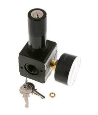 Régulateur de pression G3/8'' 2100l/min 0.1-3.0bar/1-44psi Cylinder Lock Multifix 1