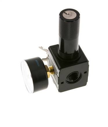 Régulateur de pression G3/8'' 2100l/min 0.1-3.0bar/1-44psi Cylinder Lock Multifix 1