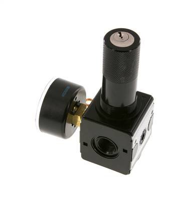 Régulateur de pression G3/8'' 2100l/min 0.1-3.0bar/1-44psi Cylinder Lock Multifix 1