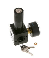 Régulateur de pression G3/8'' 2100l/min 0.1-3.0bar/1-44psi Cylinder Lock Multifix 1