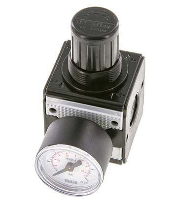 Régulateur de pression pour assemblage de collecteur G1/4'' 2250l/min 0.1-3.0bar/1-44psi Manomètre 40 mm Multifix 1