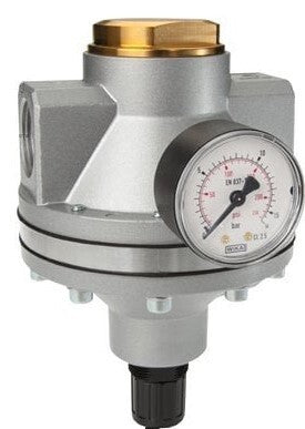 Régulateur de pression G1 1/2'' 31500l/min 0.5-10.0bar/7-145psi Aluminium 40bar/580psi Serrure de cylindre Standard 7
