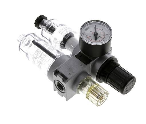 FRL G1/4'' 700l/min 0.1-3.0bar/1-44psi 40 mm Manomètre Multifix 0