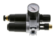 FRL 2 Parties G1/4'' 700l/min 0.2-6.0bar/3-87psi Semi-Auto 40 mm Manomètre Métal Multifix 0