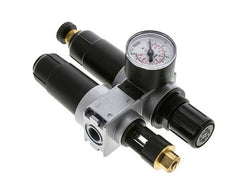 FRL 2 Parties G1/4'' 700l/min 0.2-6.0bar/3-87psi Semi-Auto 40 mm Manomètre Métal Multifix 0
