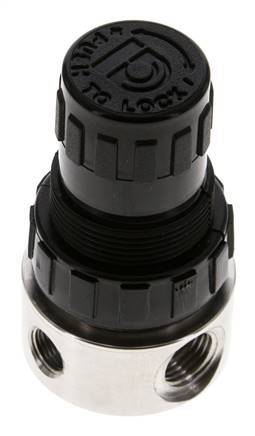 Pressure Regulator G1/4'' 350 l/min 1.0-15.0bar/14-218psi Stainless Steel/POM Gases Liquids