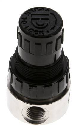 Régulateur de pression G1/4'' 350l/min 1.0-15.0bar/14-218psi Acier inoxydable/POM Gaz Liquides