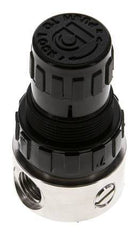 Régulateur de pression G1/4'' 350l/min 1.0-15.0bar/14-218psi Acier inoxydable/POM Gaz Liquides