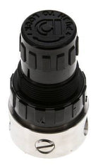 Régulateur de pression G1/4'' 350l/min 1.0-15.0bar/14-218psi Acier inoxydable/POM Gaz Liquides