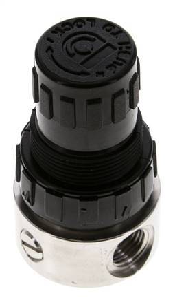 Régulateur de pression G1/4'' 350l/min 1.0-15.0bar/14-218psi Acier inoxydable/POM Gaz Liquides