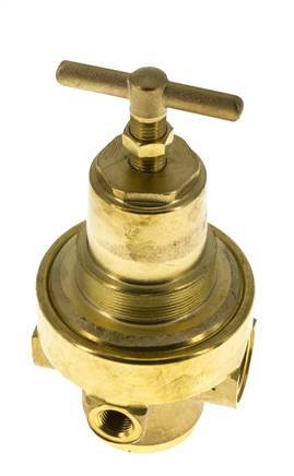 Régulateur de pression G1/2'' 1500l/min 0.5-8.0bar/7-116psi en laiton Gaz Liquides