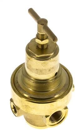 Régulateur de pression G1/2'' 1500l/min 0.5-8.0bar/7-116psi en laiton Gaz Liquides