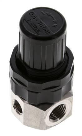 Régulateur de pression G1/4'' 320l/min 0.5-16.0bar/7-232psi Acier inoxydable Gaz Liquides