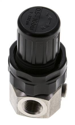 Régulateur de pression G1/4'' 320l/min 0.5-16.0bar/7-232psi Acier inoxydable Gaz Liquides