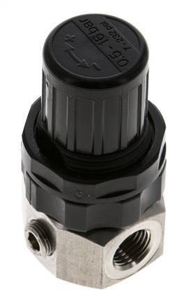 Régulateur de pression G1/4'' 320l/min 0.5-16.0bar/7-232psi Acier inoxydable Gaz Liquides