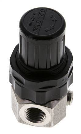 Régulateur de pression G1/4'' 320l/min 0.5-6.0bar/7-87psi Acier inoxydable Gaz Liquides