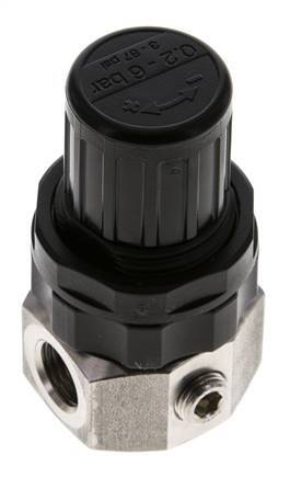 Pressure Regulator G1/4'' 320 l/min 0.5-6.0bar/7-87psi Stainless Steel Gases Liquids