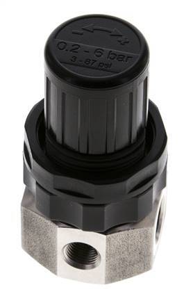 Régulateur de pression G1/4'' 320l/min 0.5-6.0bar/7-87psi Acier inoxydable Gaz Liquides