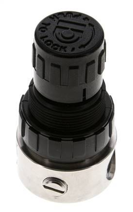 Régulateur de pression G1/4'' 350l/min 0.5-8.0bar/7-116psi