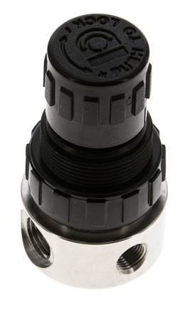 Pressure Regulator G1/4'' 350 l/min 0.5-8.0bar/7-116psi Stainless Steel/POM Gases Liquids