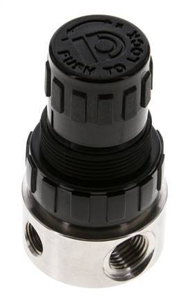 Régulateur de pression G1/4'' 350l/min 0.2-3.0bar/3-44psi Acier inoxydable/POM