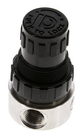 Régulateur de pression G1/4'' 350l/min 0.2-3.0bar/3-44psi Acier inoxydable/POM