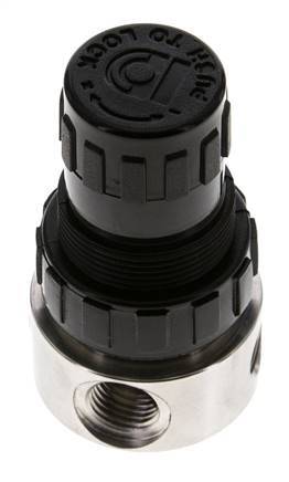 Régulateur de pression G1/4'' 350l/min 0.2-3.0bar/3-44psi Acier inoxydable/POM