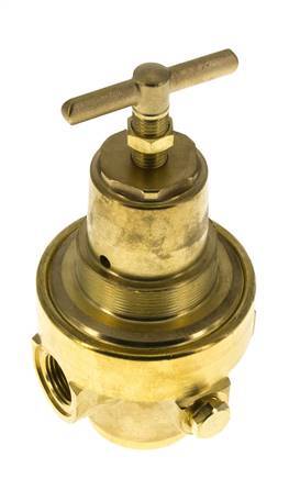 Régulateur de pression G1/2'' 1500l/min 0.2-3.0bar/3-44psi en laiton Gaz Liquides