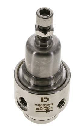 Régulateur de pression G1/4'' 700l/min 0.2-3.0bar/3-44psi