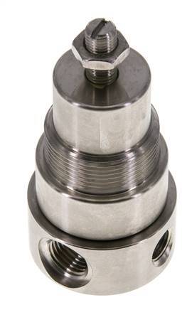 Régulateur de pression G1/4'' 350l/min 1.0-15.0bar/14-218psi Acier inoxydable Gaz Liquides