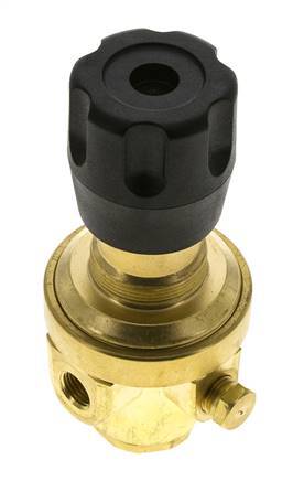 Régulateur de pression G1/4'' 490l/min 0.1-1.5bar/1-22psi Laiton